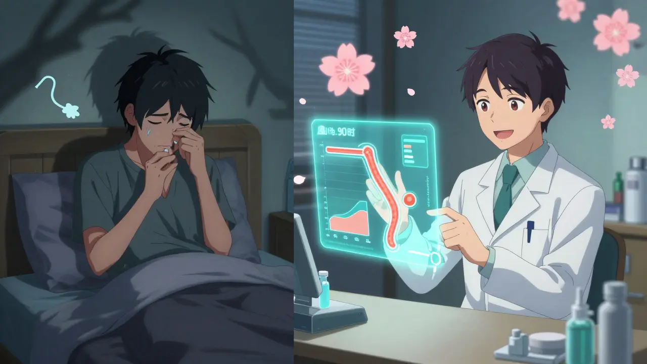 Patient transitioning from skipping pills to understanding generics via a holographic educational video.