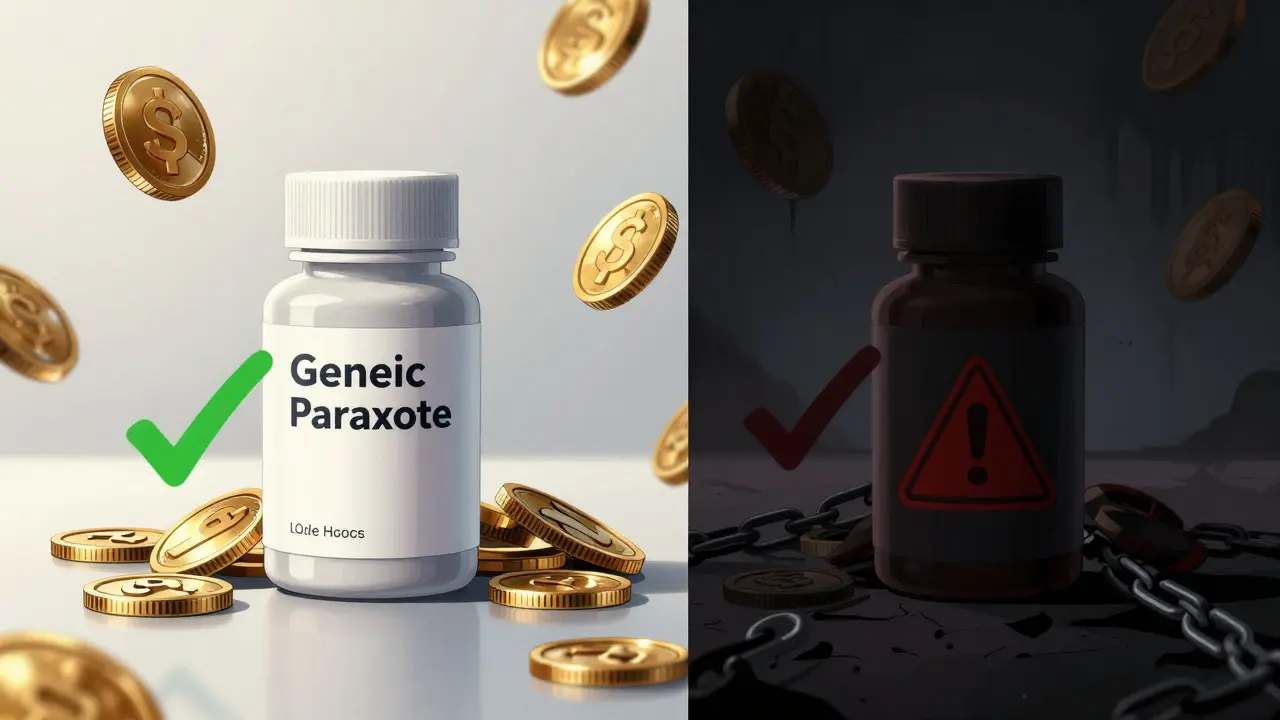 Comparison of affordable generic pills versus dangerous counterfeit medications