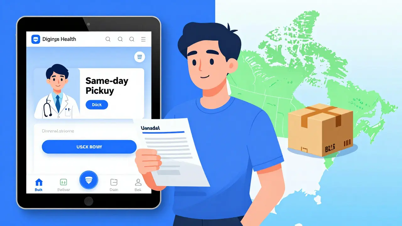 Comparison of US telemedicine vs Canadian pharmacy shipping options